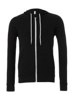 Unisex Poly-Cotton Full Zip Hoodie – Bild 3
