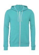 Unisex Poly-Cotton Full Zip Hoodie – Bild 15