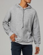 Unisex Sueded Fleece Pullover Hoodie – Bild 2