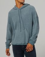 Unisex Sueded Fleece Pullover Hoodie – Bild 3