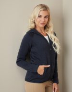 Lux Hooded Knit Fleece Jacket for women – Bild 4