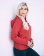 Lux Hooded Knit Fleece Jacket for women – Bild 5