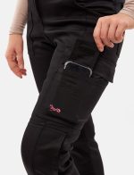 Damen Thermo Cargo Hose Stretch Outdoor Arbeitshose Winter Fleece – Bild 5